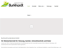 Tablet Screenshot of burkhardt-info.de